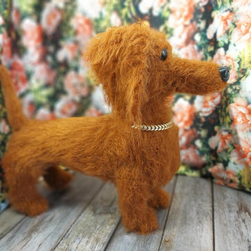 Realistic Dachshund Dog Amigurumi