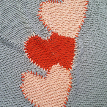 3 heart baby blanket