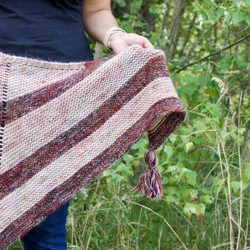 Flickering Flames Shawl
