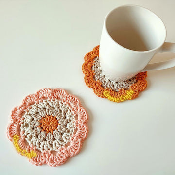Desert Flower Coaster - Home Decoration Crochet Pattern