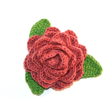 Rose and Leaves Embellishment