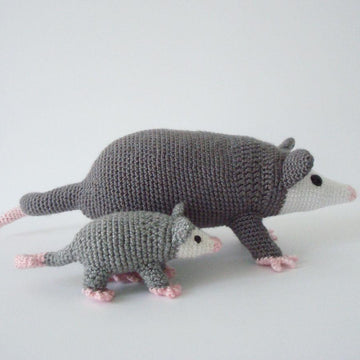 Opossum Amigurumi Crochet Pattern