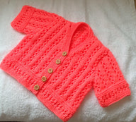 Summer Bright girls short sleeve cardigan