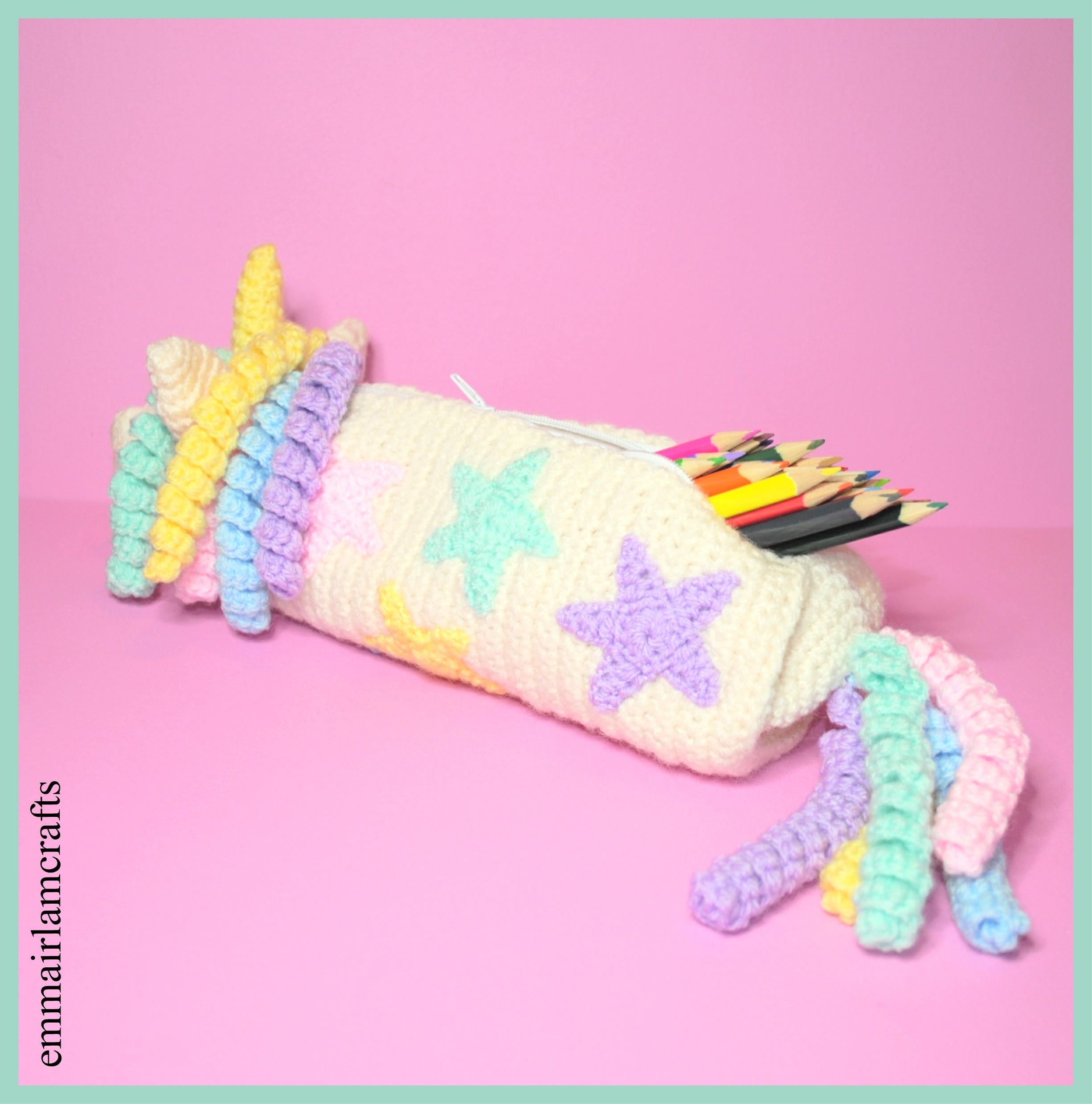 Unicorn Pencil Case Crochet Pattern
