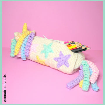 Unicorn Pencil Case Crochet Pattern