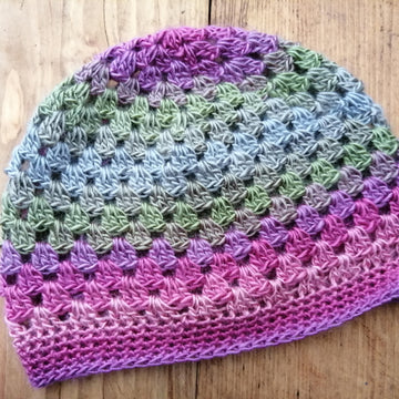 Easy Boho Granny Stitch Hat