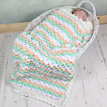 Crochet Pattern crocodile stitch  #337