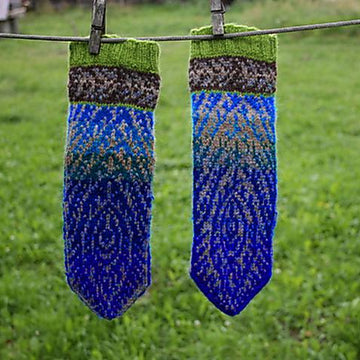 Peacock Feather Mittens