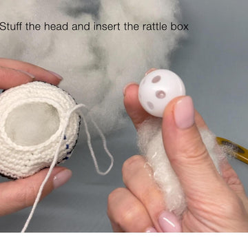 Safari zebra rattle with ring
