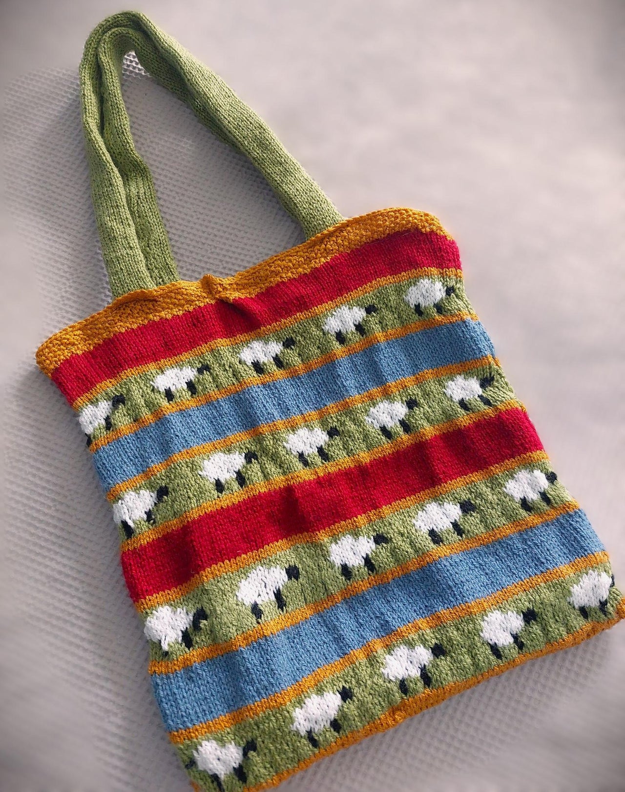 Stripey Sheep Bag
