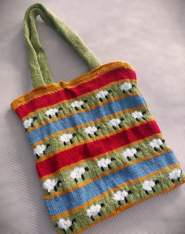 Stripey Sheep Bag