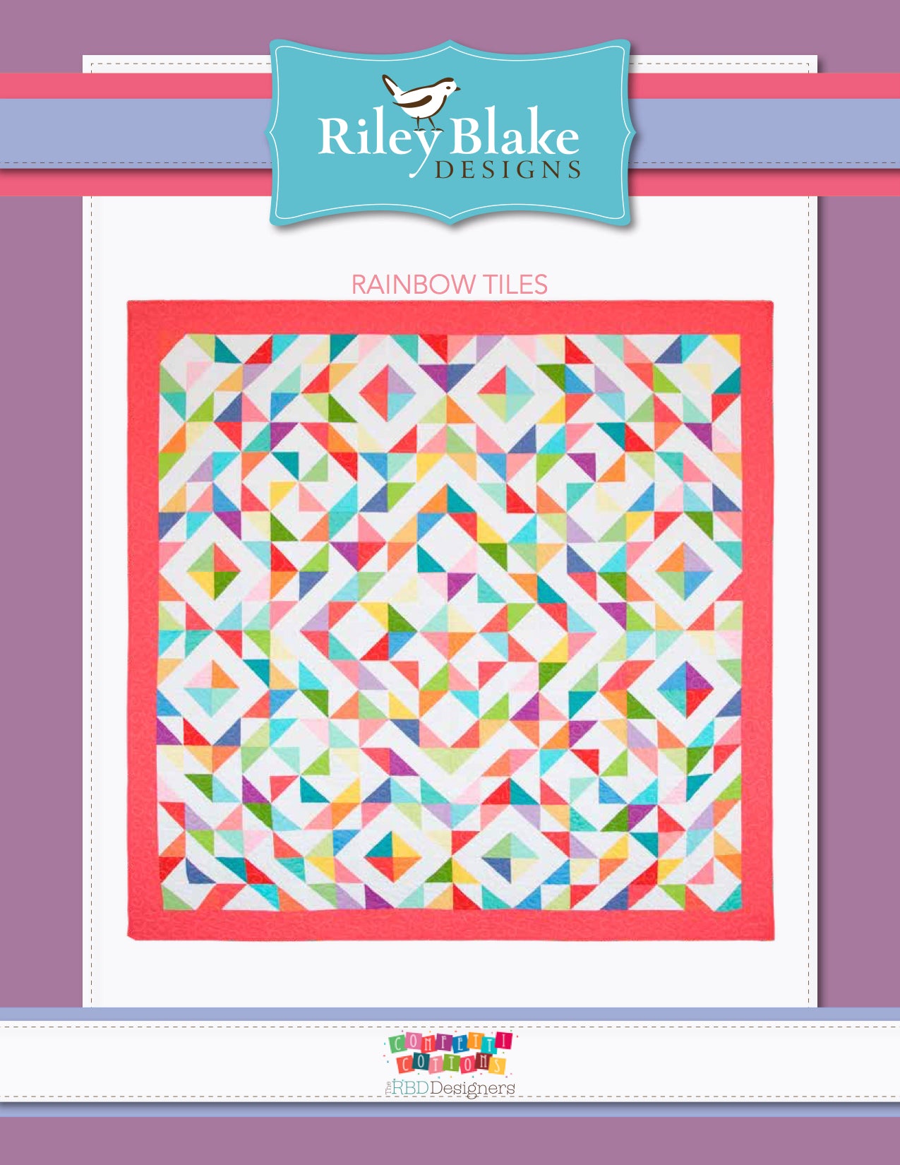 Riley Blake Rainbow Tiles - Downloadable PDF