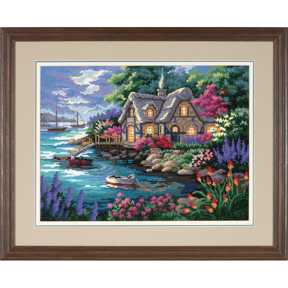Dimensions Cottage Cove Needlepoint Kit - 41 x 30 cm