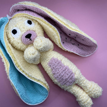 Bunny with fruit ears amigurumi