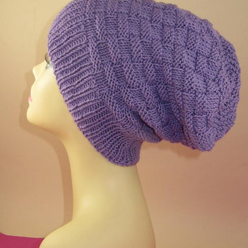 Basket Weave Spring Slouch Hat