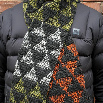 Crochet Scarf Pattern for Men: Manly-Man Scarf