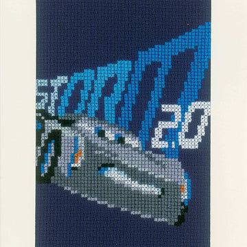 Vervaco Greeting Card Kit Disney Screeching Tires Set Of 3 Cross Stitch Kit