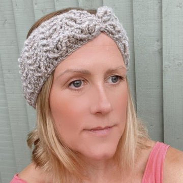 Wrapped Arrow Stitch Ear Warmer