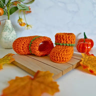 Pumpkin Baby Booties