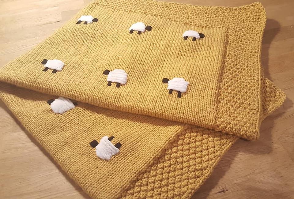 Little Sheep Baby Blanket