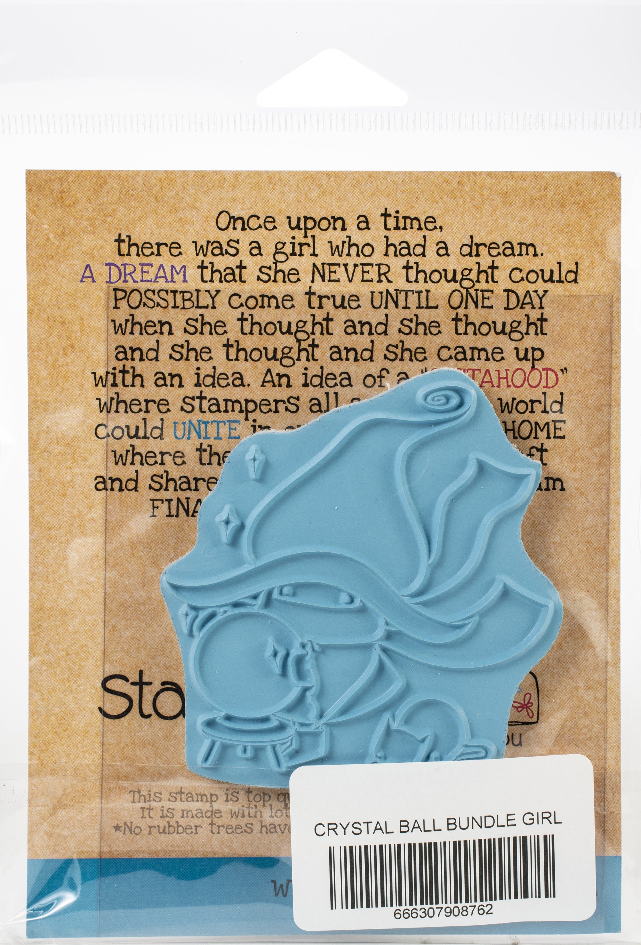 Stamping Bella Cling Stamps - Crystal Ball Bundle Girl
