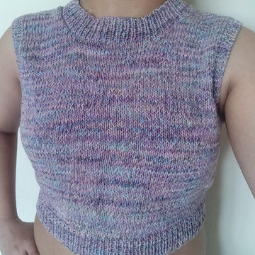 Closed Neck Crop Top