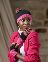 Susannah Ribbed Wrist Warmers in West Yorkshire Spinners ColourLab - DBP0201  - Downloadable PDF
