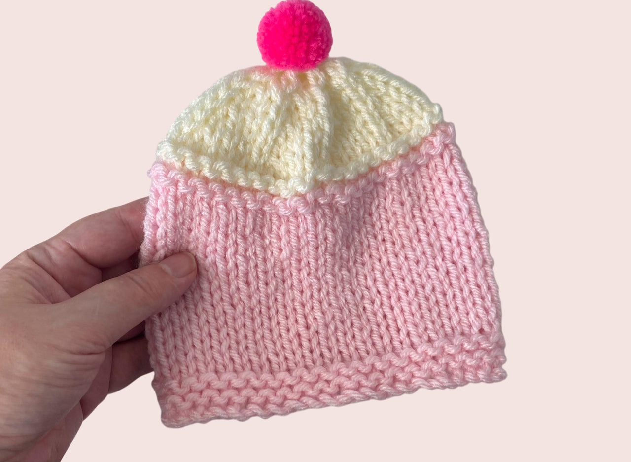 Chunky Baby Cupcake Hat