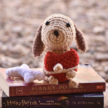 Fern the Dog and Heart Crochet Pattern