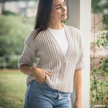 2308 Deep V Cardigan