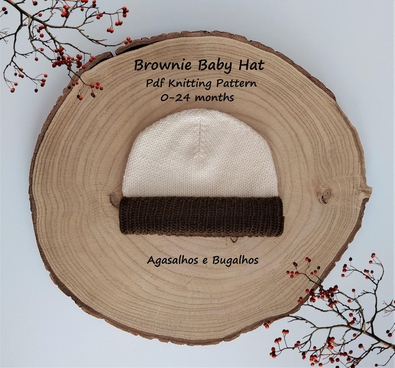 Brownie Baby Hat | 0-24 months