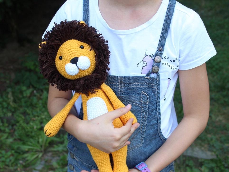 Lion toy crochet pattern amigurumi
