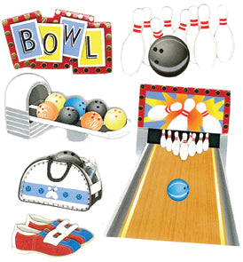 Jolee's Boutique Dimensional Stickers - Bowling Alley