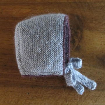 Garter Stitch Baby Bonnet