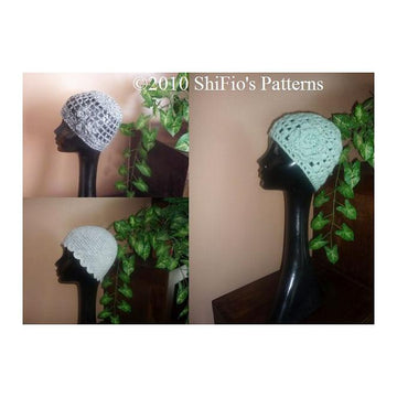 Ladies Beanies Crochet Pattern #19