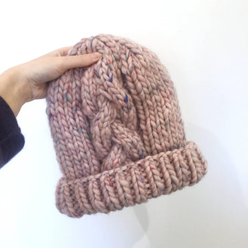 Chunky Cable Winter Hat