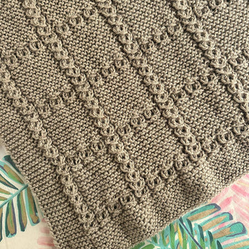 Cable Baby Blanket