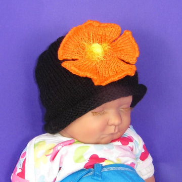 Baby Flower Slouch Hat