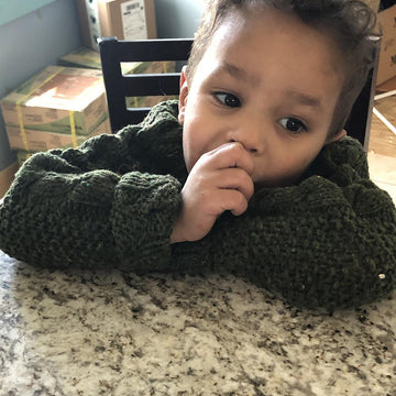 Of Cables and Bobbles Cardigan