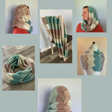 Easy Crochet Snood Infinity Scarf