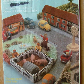 LITTLE KNITTINGTON Toy Village knitting pattern