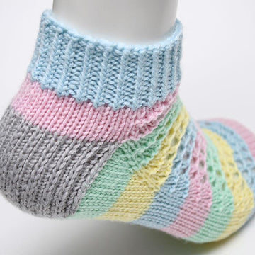 Unicorn Tail Socks - Toe Up (DK)