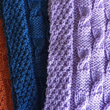 Baby Blanket ~ Broken Cables