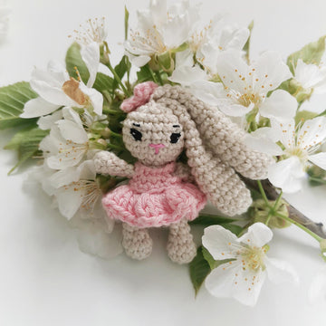 Ballerina Bunny Keychain