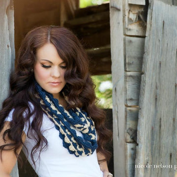 Mountain Lace Infinity Scarf