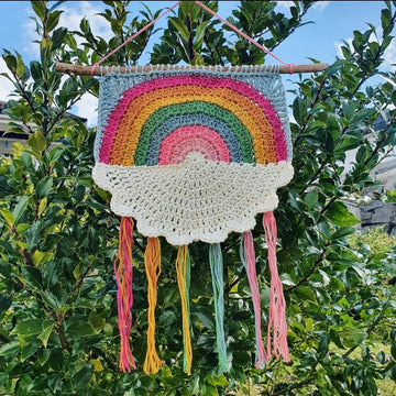 Rainbow Rounds Wall Hanging