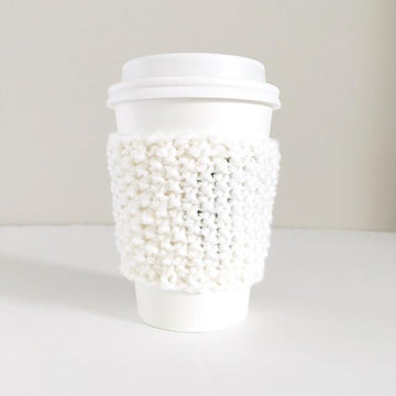 Pearl Coffee Cup Cozy | Easy Beginner Project