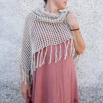 Barley seed shawl