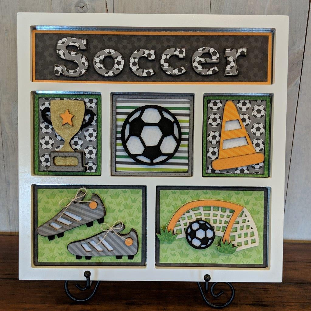 Foundations Decor Shadow Box Kit - Soccer