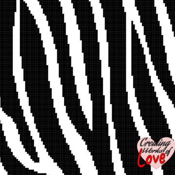 Zebra Print C2C Stitch graphgan